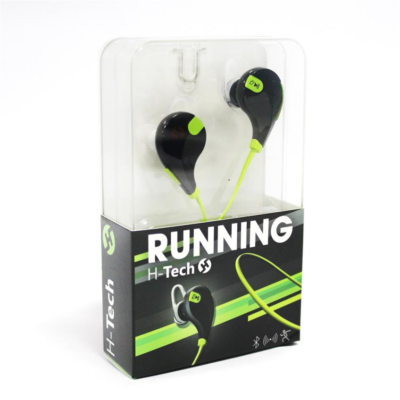 Audífono running bluetooth color verde H-Tech AU03