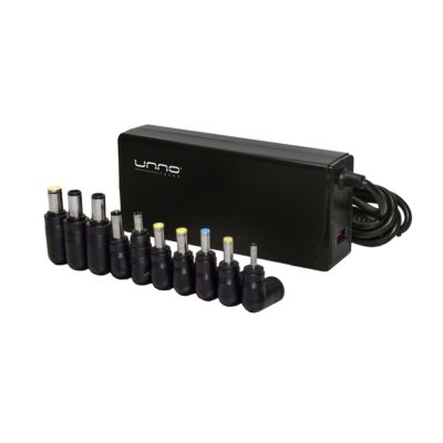 CARGADOR UNIVERSAL PARA LAPTOP CON SELECCIÓN AUTOMÁTICA DE VOLTAJE PW5291BK
