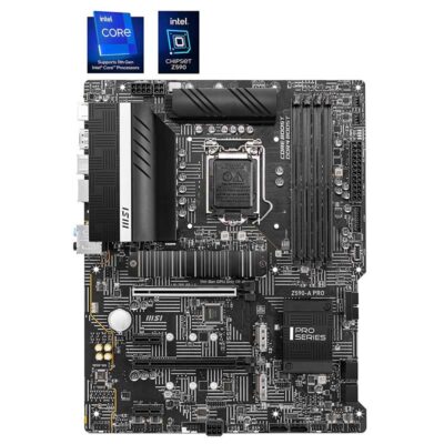 MSI Tarjeta Madre, Z590-A Pro, Soporta 10th y 11th Generación, LG 1200, 4 PCIe