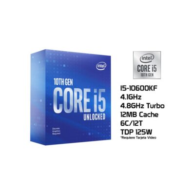 Procesador Intel Core i5-10600KF LGA 1200 Unlocked 4.1Ghz - Imagen 2