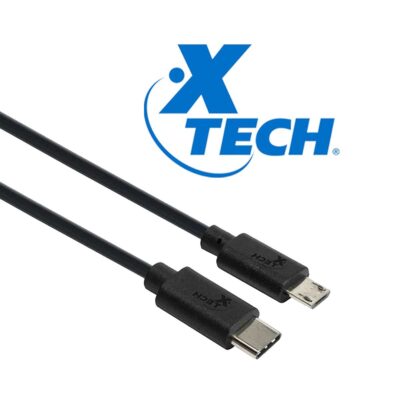 Cable con conector Tipo C macho a micro-USB macho