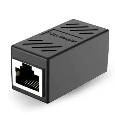 Union para Conector RJ45 Color Negro