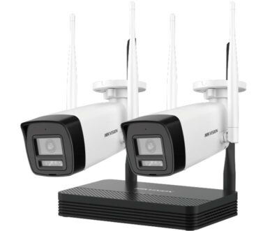 Kit de 2 Camaras Bala Inalambricas NVS 2 MP, Hikvision