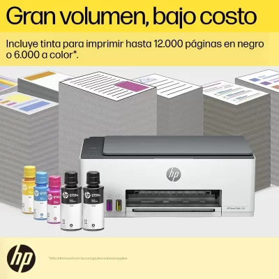 HP Smart Tank 580 Wifi, Multifuncional Sistema de tinta continuo - Imagen 6