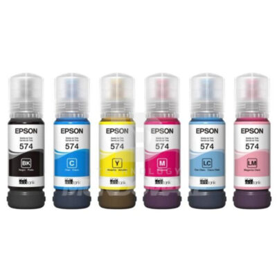 Kit de tintas Epson 574 para L8050 Y L18050