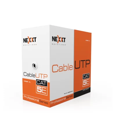 Cable UTP Categoría Cat 5E Interior Cobre Tipo 4 Pares Trenzados 305mts