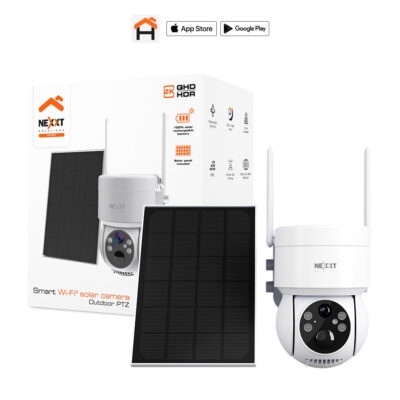 Camara Solar PTZ Wi-Fi 2k Nexxt NHC-OP20S
