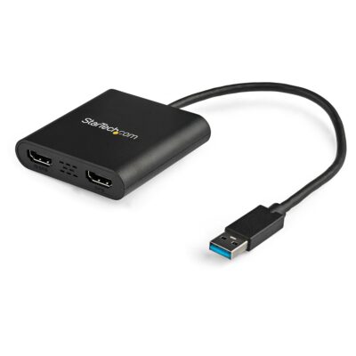 Tarjeta de video Externa USB 3.0 a HDMI Doble - 4K 30Hz