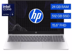 HP 15-fd2353la - Notebook - 15.6" - Intel Core Ultra 5 225U / 4.8 GHz - 24 GB - DDR5 SDRAM - 512 GB SSD - Intel Graphics - Windows 11 Home Single Language - 1-year warranty